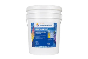 Chlore en pastilles stabilisées "Chlor Ultra" 18 kg - Piscines Soucy
